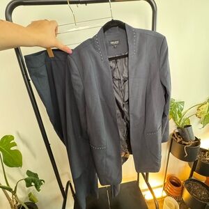 Navy Blazer and Pants Set